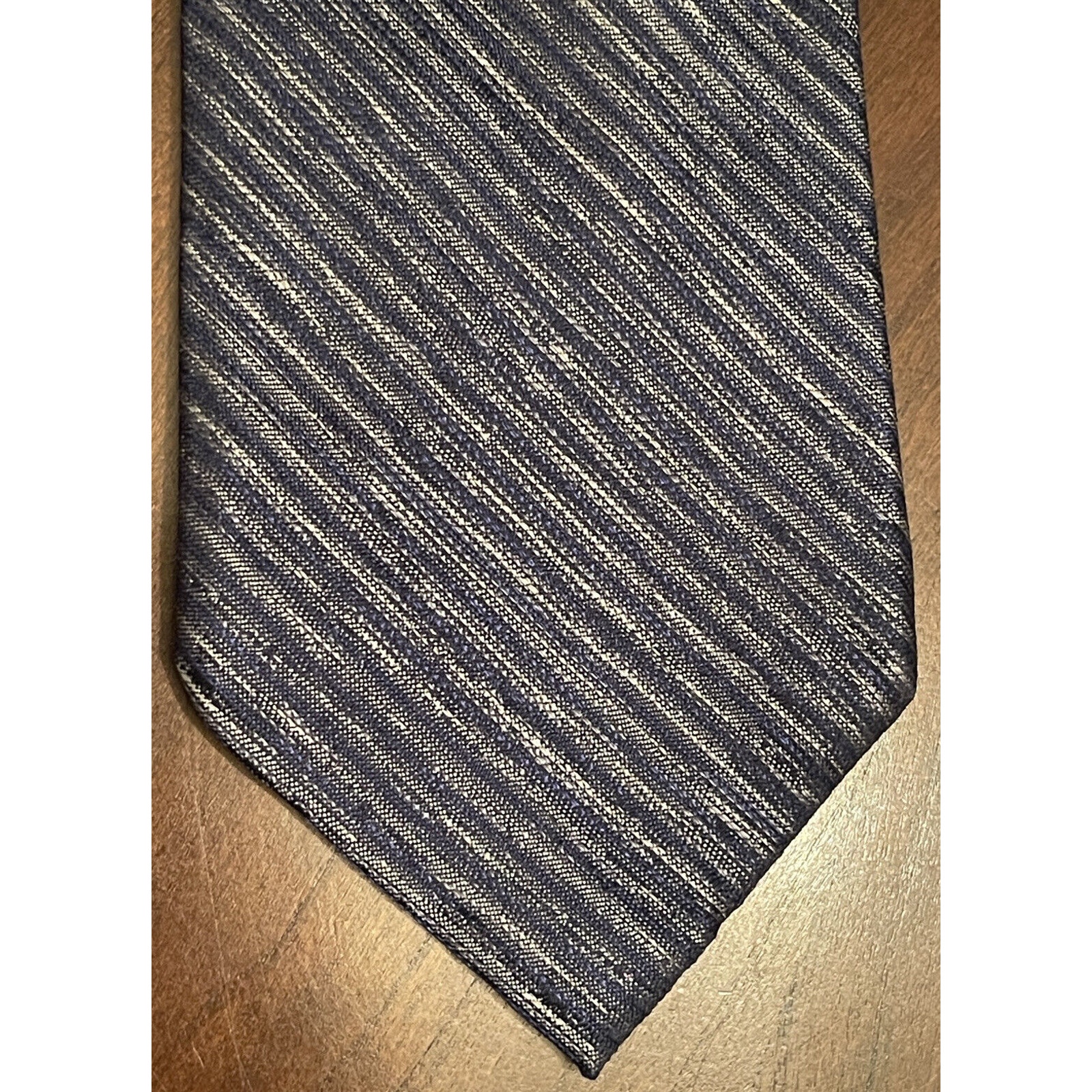 Bruno Piattelli Blue Gray Hand Made 100% Silk Men’s Neck Tie Made In China